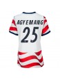 Vereinigte Staaten Patrick Agyemang #25 Heimtrikot für Frauen WM 2026 Kurzarm Vereinigte Staaten Patrick Agyemang #25 Heimtrikot für Frauen WM 2026 Kurzarm
